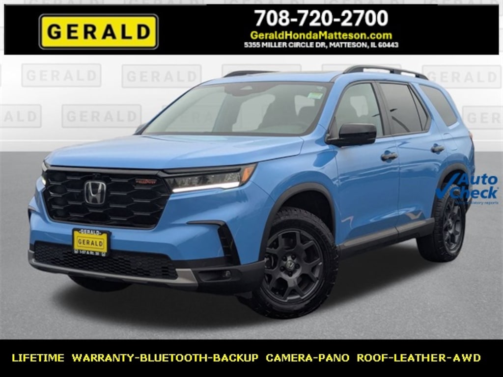Certified 2025 Honda Pilot TrailSport SUV