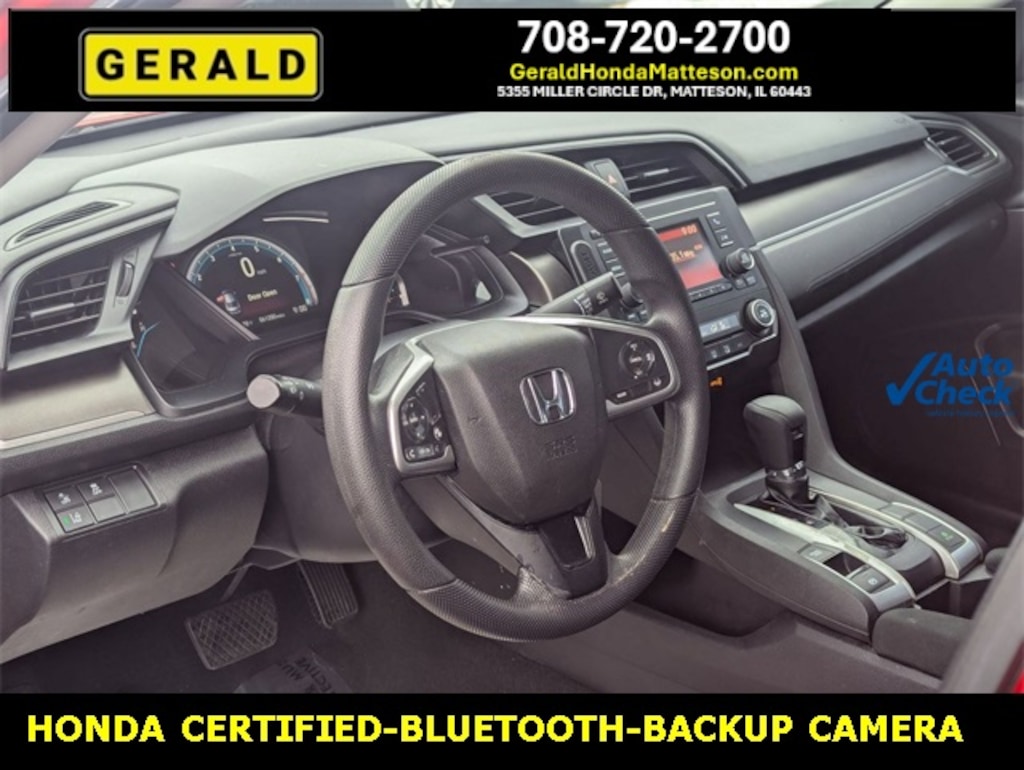 Certified 2020 Honda Civic LX Sedan
