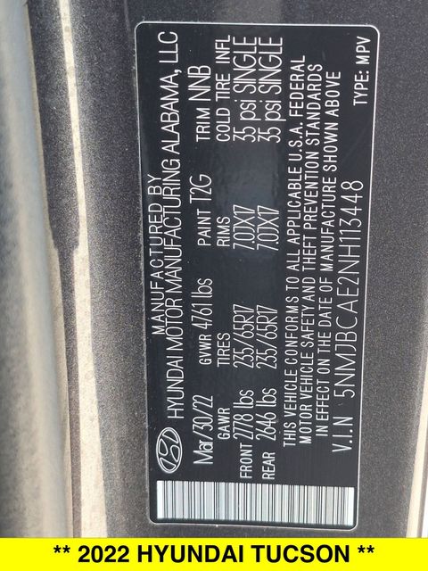 2022 Hyundai Tucson SEL - Photo 29