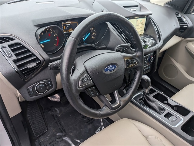 Used 2017 Ford Escape Titanium with VIN 1FMCU9J94HUC74143 for sale in North Aurora, IL