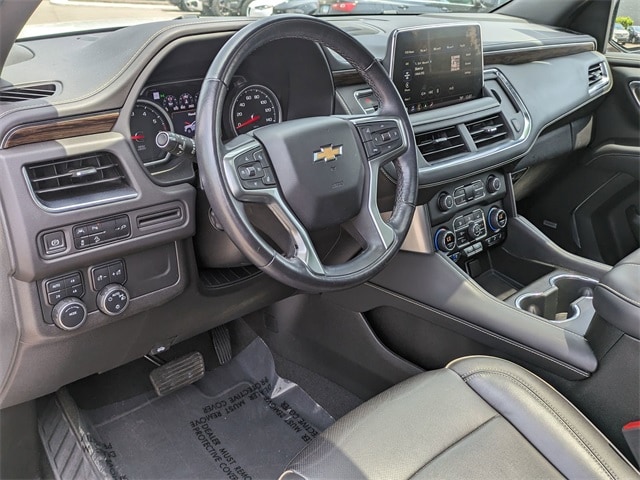 Used 2021 Chevrolet Tahoe Premier with VIN 1GNSKSKD6MR468774 for sale in North Aurora, IL