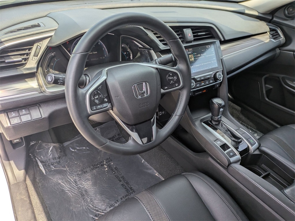 Certified 2020 Honda Civic EX-L with VIN 19XFC1F73LE018225 for sale in North Aurora, IL