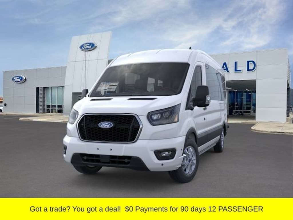 New 2026 Ford Transit-350 Passenger XLT Wagon Medium Roof Van