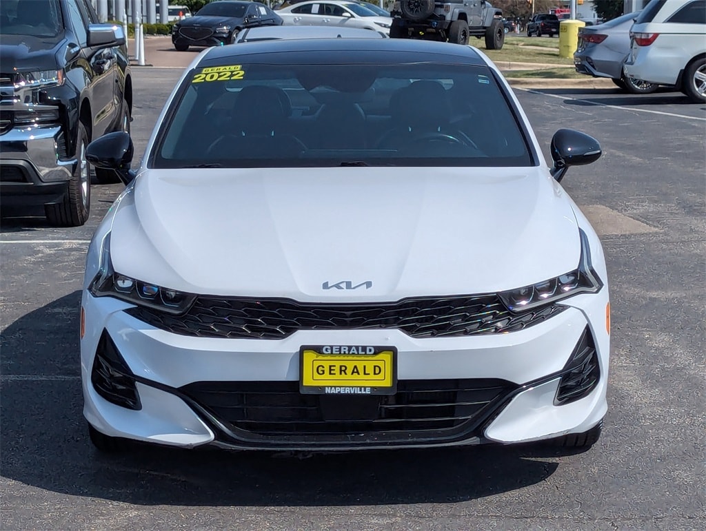 Used 2022 Kia K5 GT-Line with VIN 5XXG64J25NG110648 for sale in North Aurora, IL