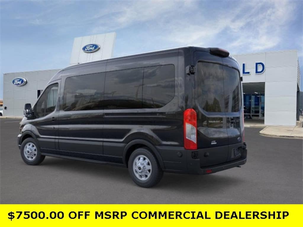 New 2025 Ford Transit-350 Passenger XLT Wagon Medium Roof Van
