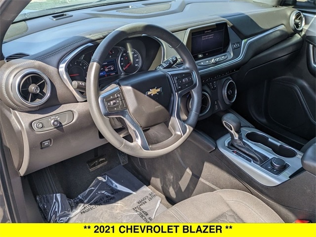 Used 2021 Chevrolet Blazer 2LT with VIN 3GNKBCR40MS538410 for sale in North Aurora, IL