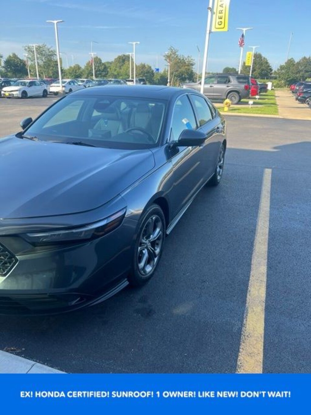 Certified 2024 Honda Accord EX Sedan