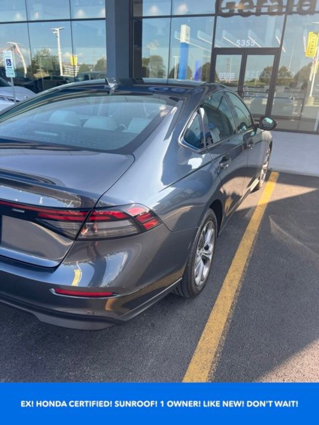 Certified 2024 Honda Accord EX Sedan