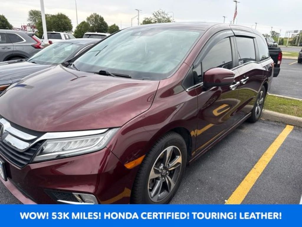 Certified 2019 Honda Odyssey Touring Van