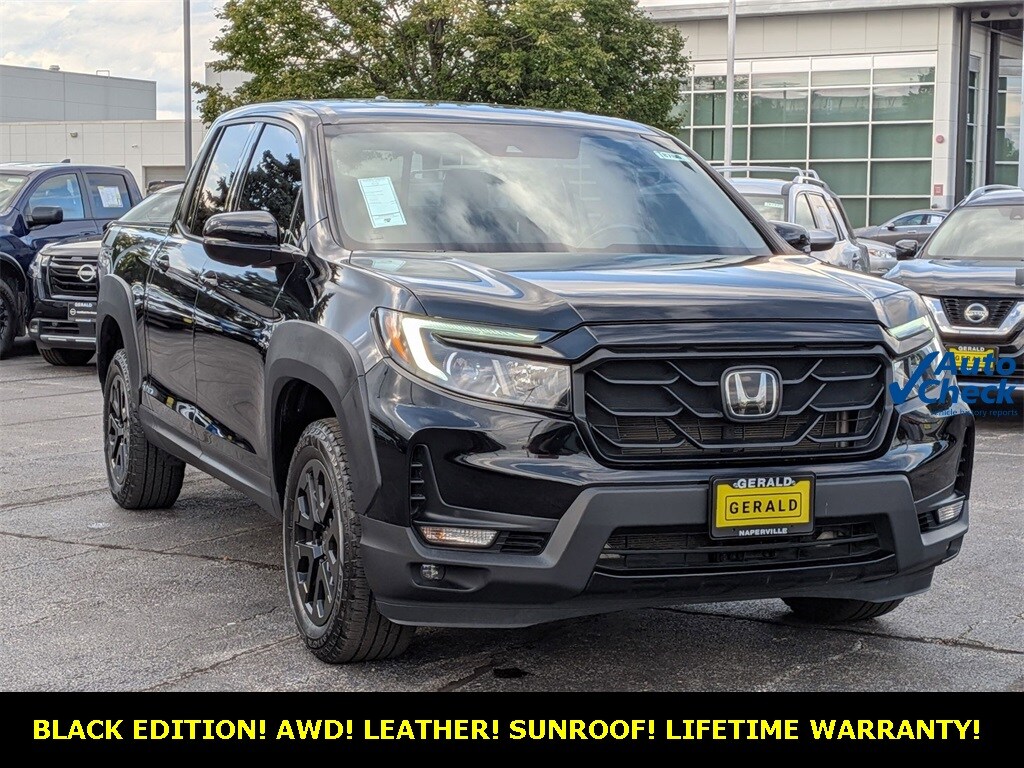 Certified 2022 Honda Ridgeline Black Edition Truck Crew Cab