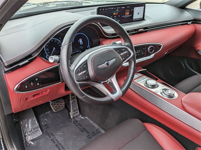 Certified 2023 GENESIS GV70 Standard with VIN KMUMADTB0PU110811 for sale in North Aurora, IL