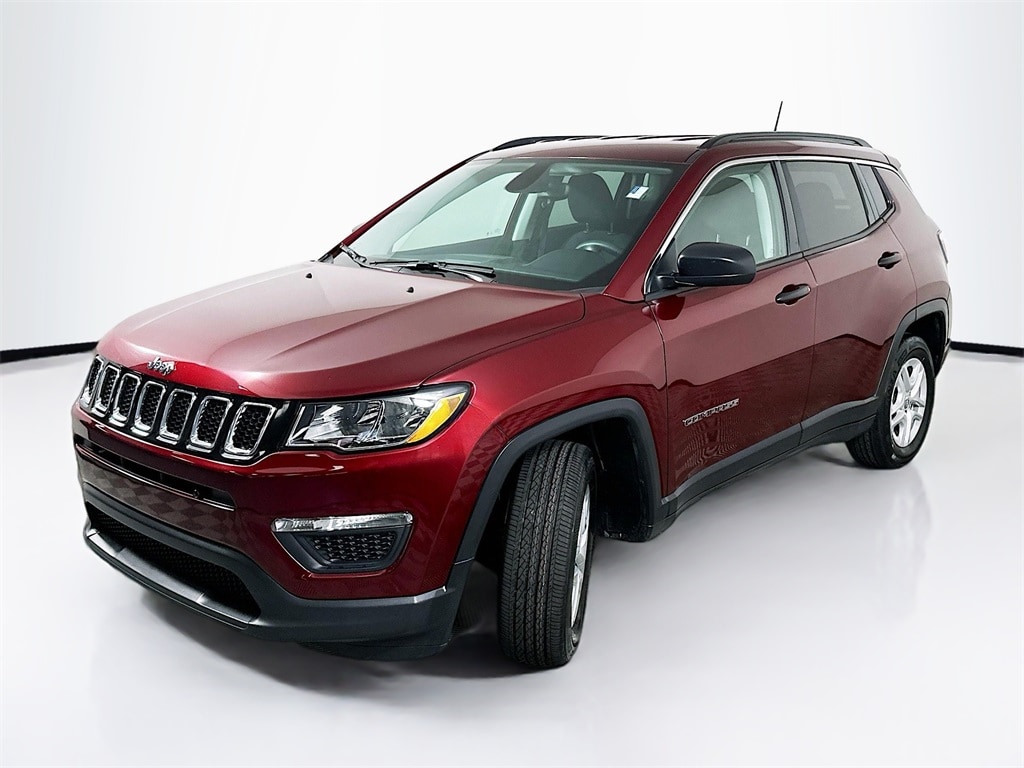 Used 2021 Jeep Compass Sport with VIN 3C4NJCABXMT581231 for sale in Augusta, GA