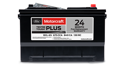 MOTORCRAFT® TESTED TOUGH® PLUS BATTERIES, $104.95 MSRP** MOTORCRAFT® TESTED TOUGH® PLUS BATTERIES, $104.95 MSRP**