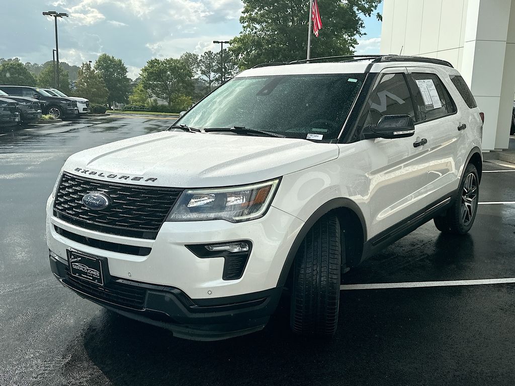 Used 2018 Ford Explorer Sport with VIN 1FM5K8GT5JGB51239 for sale in Evans, GA