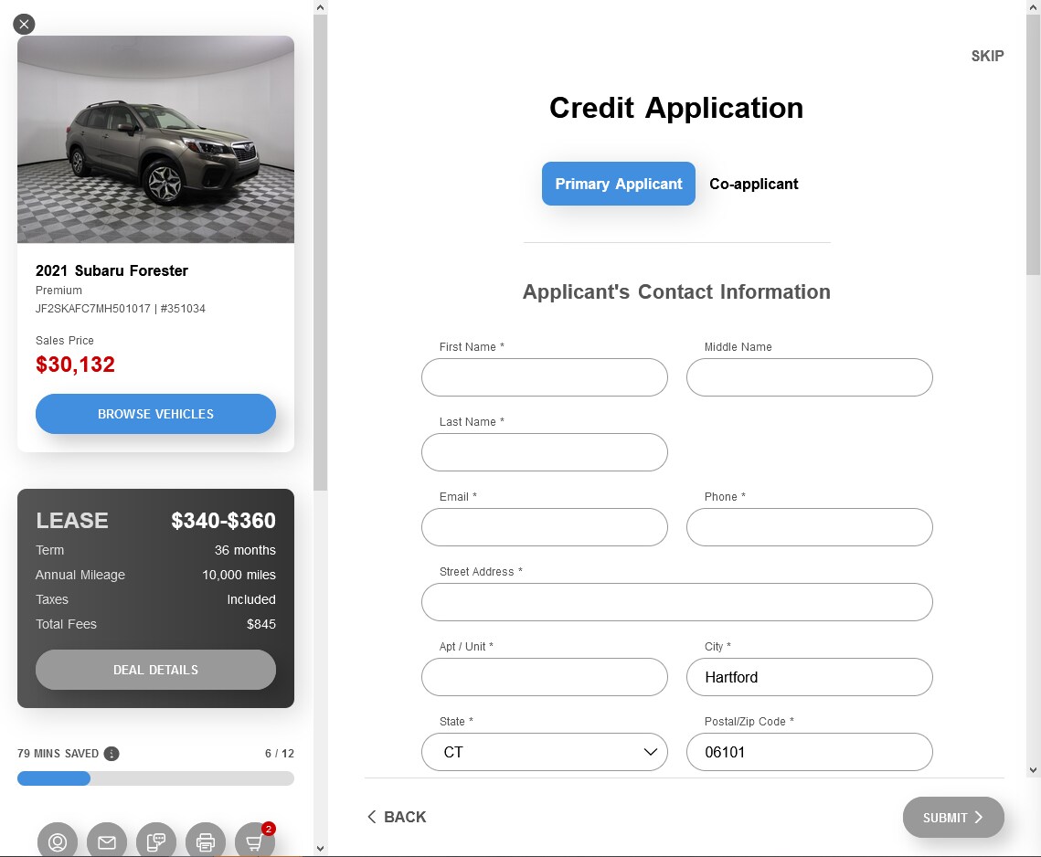 Credit Application