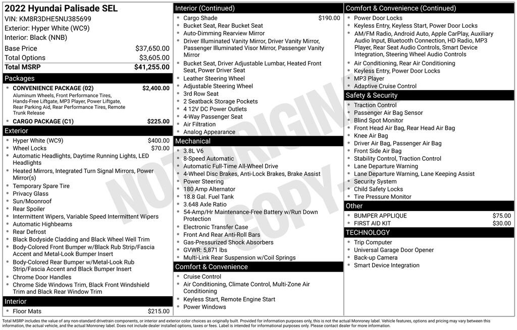 Used 2022 Hyundai Palisade SEL SUV