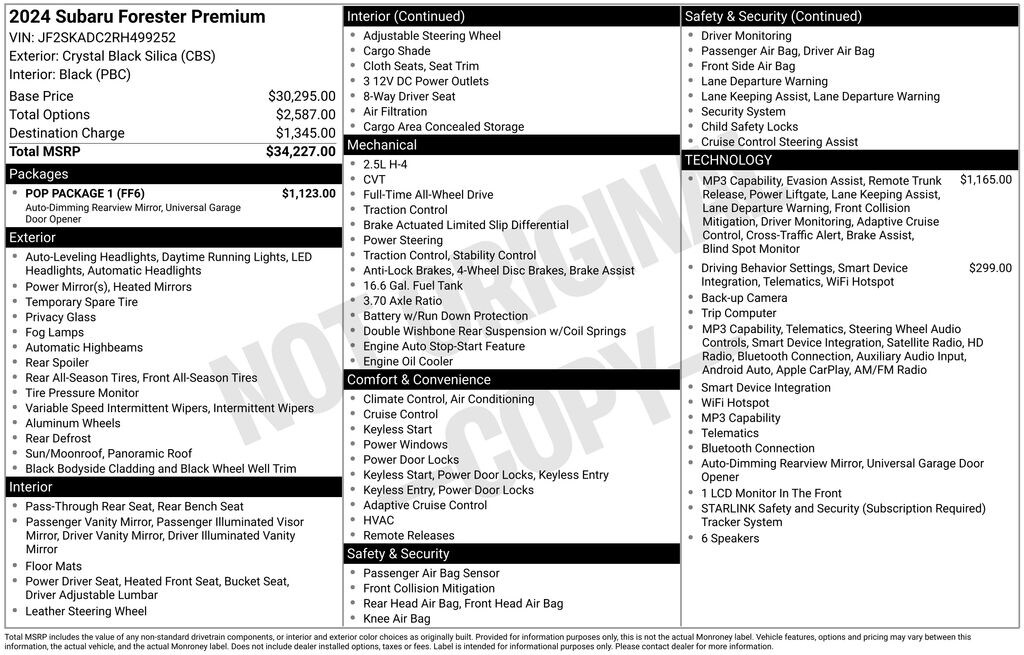 Used 2024 Subaru Forester Premium SUV