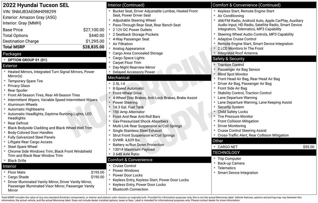 Used 2022 Hyundai Tucson SEL SUV