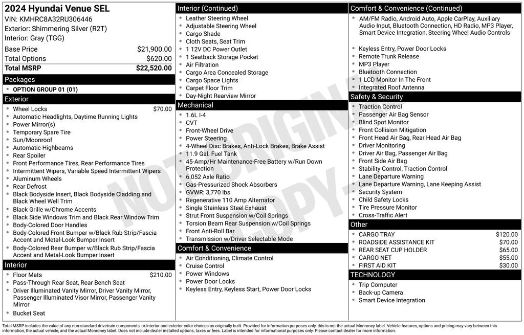 Used 2024 Hyundai Venue SEL SUV