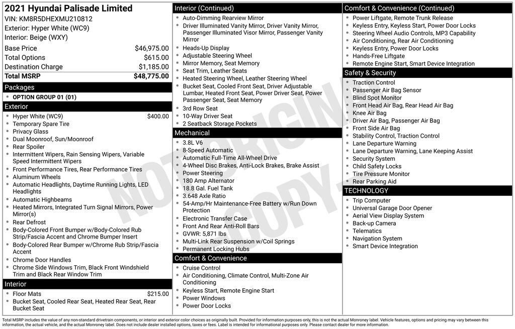 Used 2021 Hyundai Palisade Limited SUV