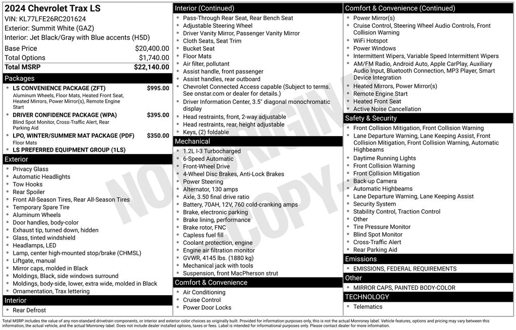 Used 2024 Chevrolet Trax LS SUV