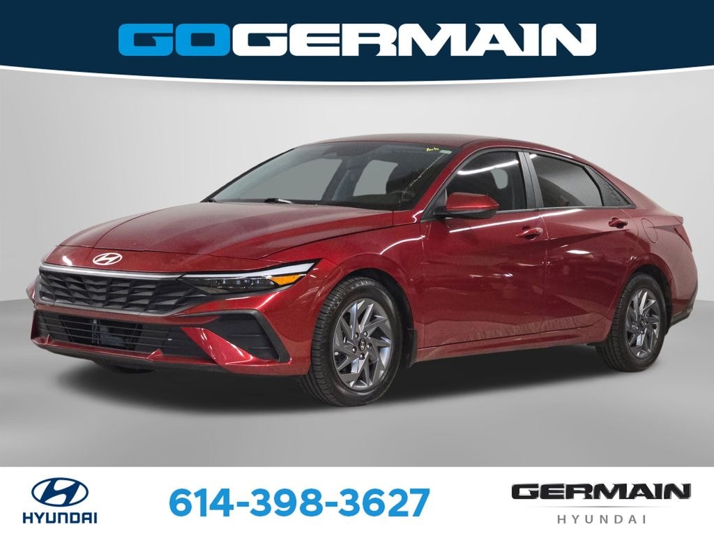 Used 2024 Hyundai Elantra Hybrid Blue Sedan