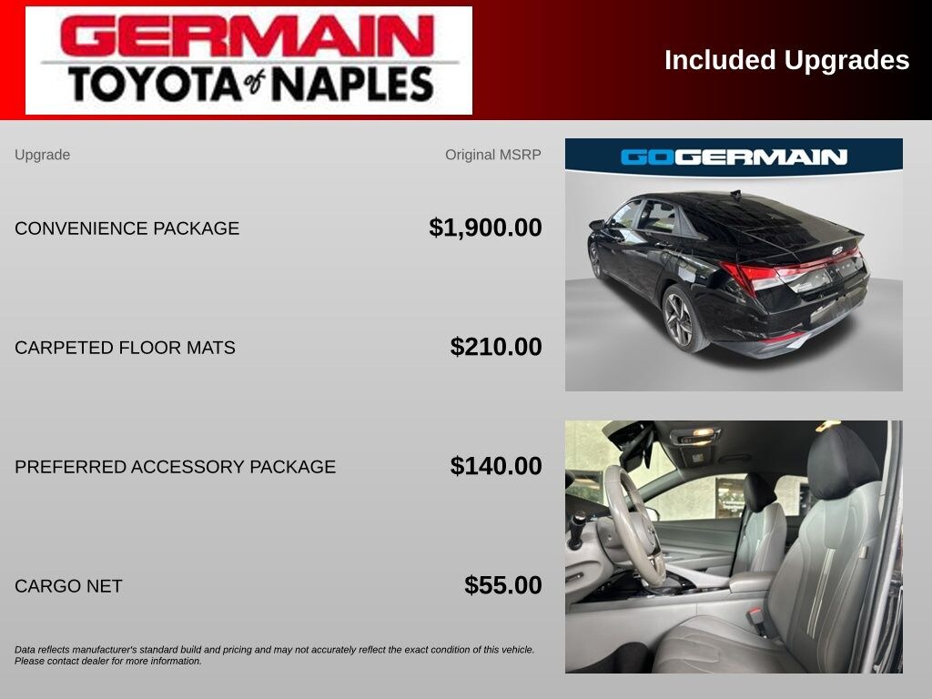 Used 2023 Hyundai Elantra SEL Sedan