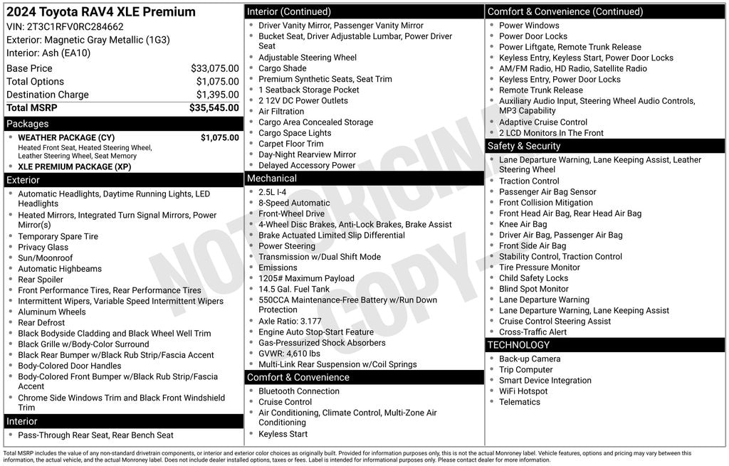 Certified 2024 Toyota RAV4 XLE Premium SUV