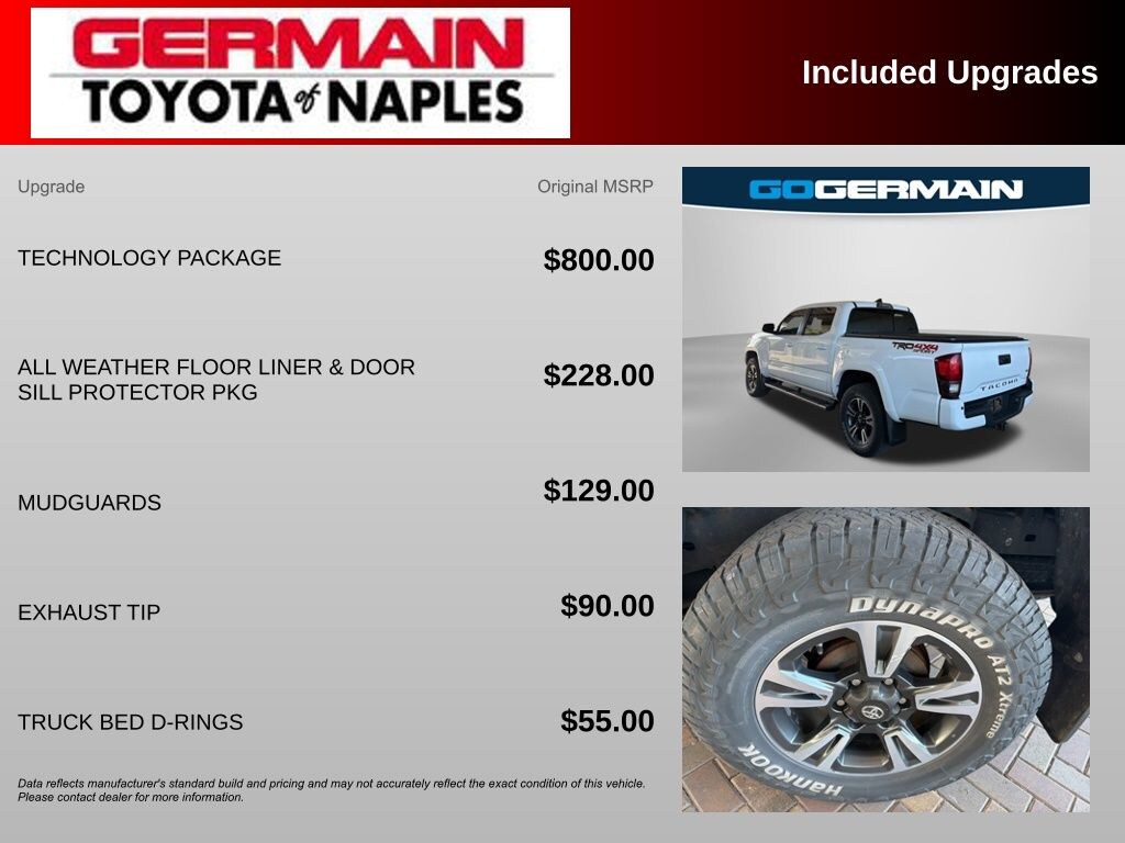 Certified 2018 Toyota Tacoma TRD Sport Truck