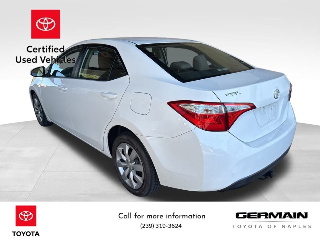 Certified 2015 Toyota Corolla LE Sedan