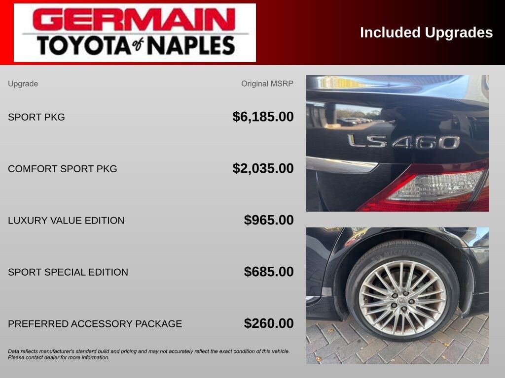 Used 2012 Lexus LS 460 460 Sedan