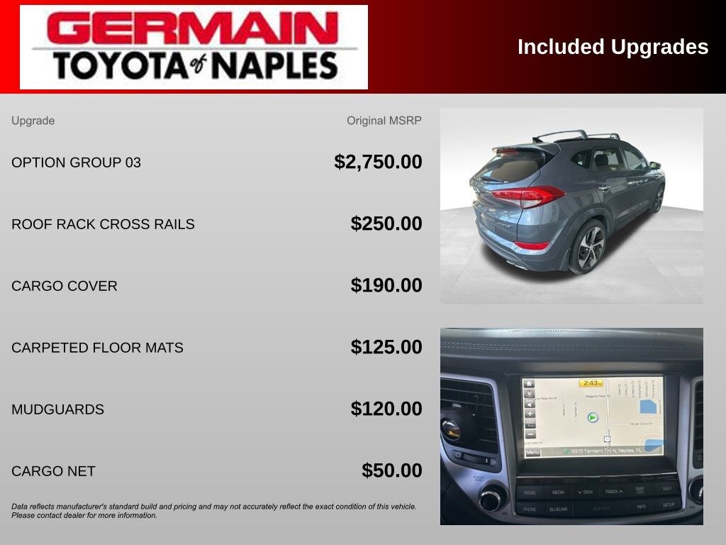 Used 2016 Hyundai Tucson Limited SUV