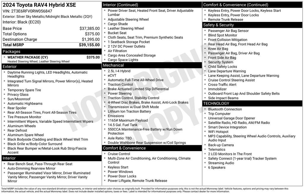 Certified 2024 Toyota RAV4 Hybrid XSE SUV