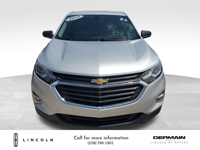Used 2018 Chevrolet Equinox LS with VIN 3GNAXHEV1JL281000 for sale in Naples, FL