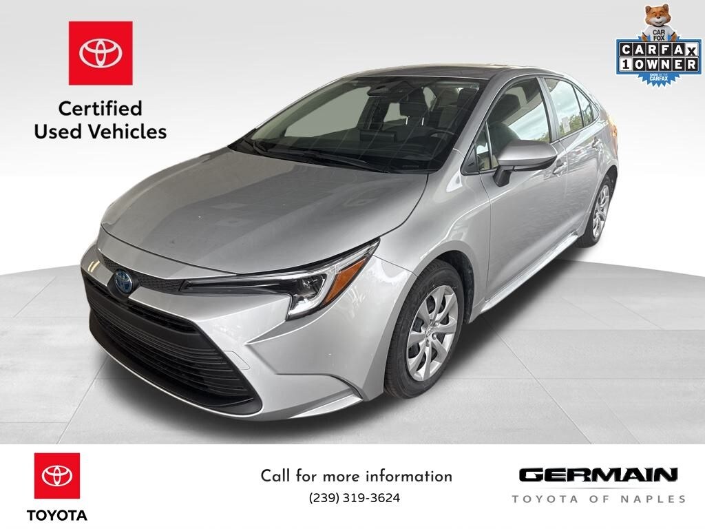 Certified 2025 Toyota Corolla Hybrid LE Sedan