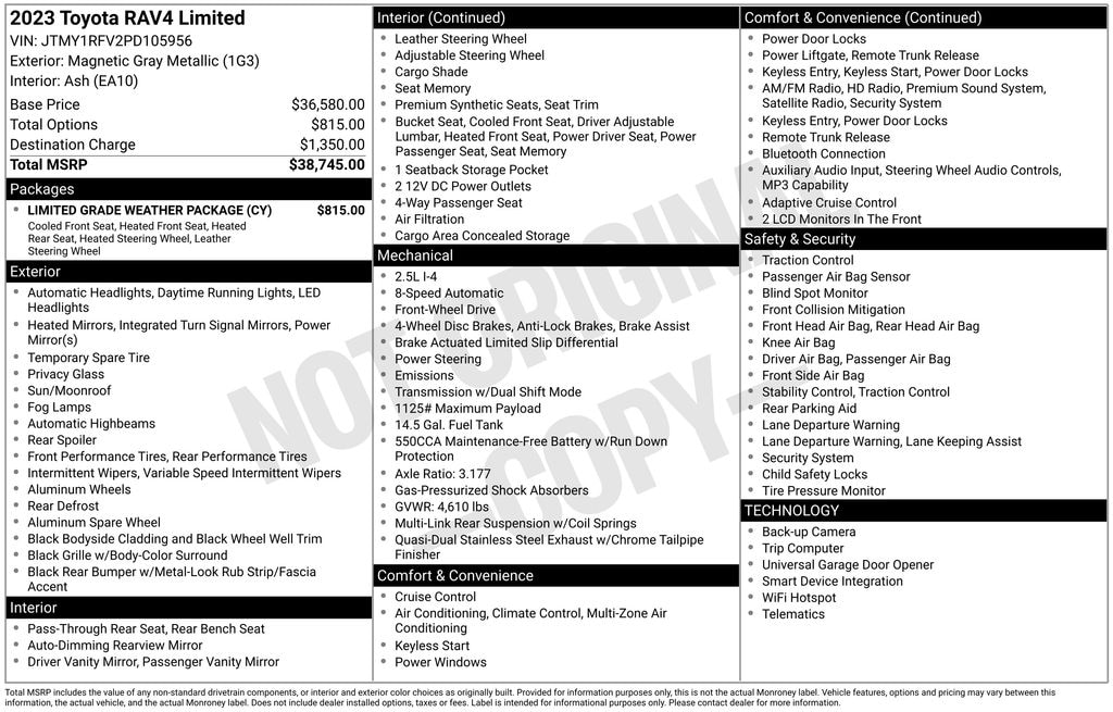 Certified 2023 Toyota RAV4 Limited SUV