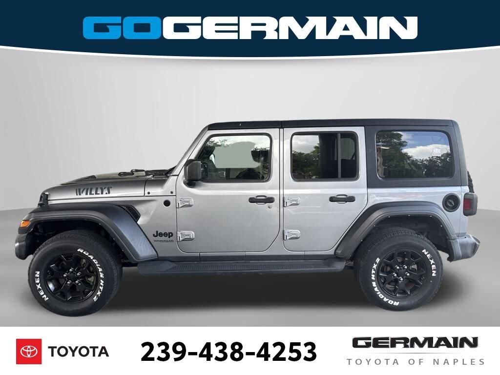 Used 2021 Jeep Wrangler Unlimited Willys SUV