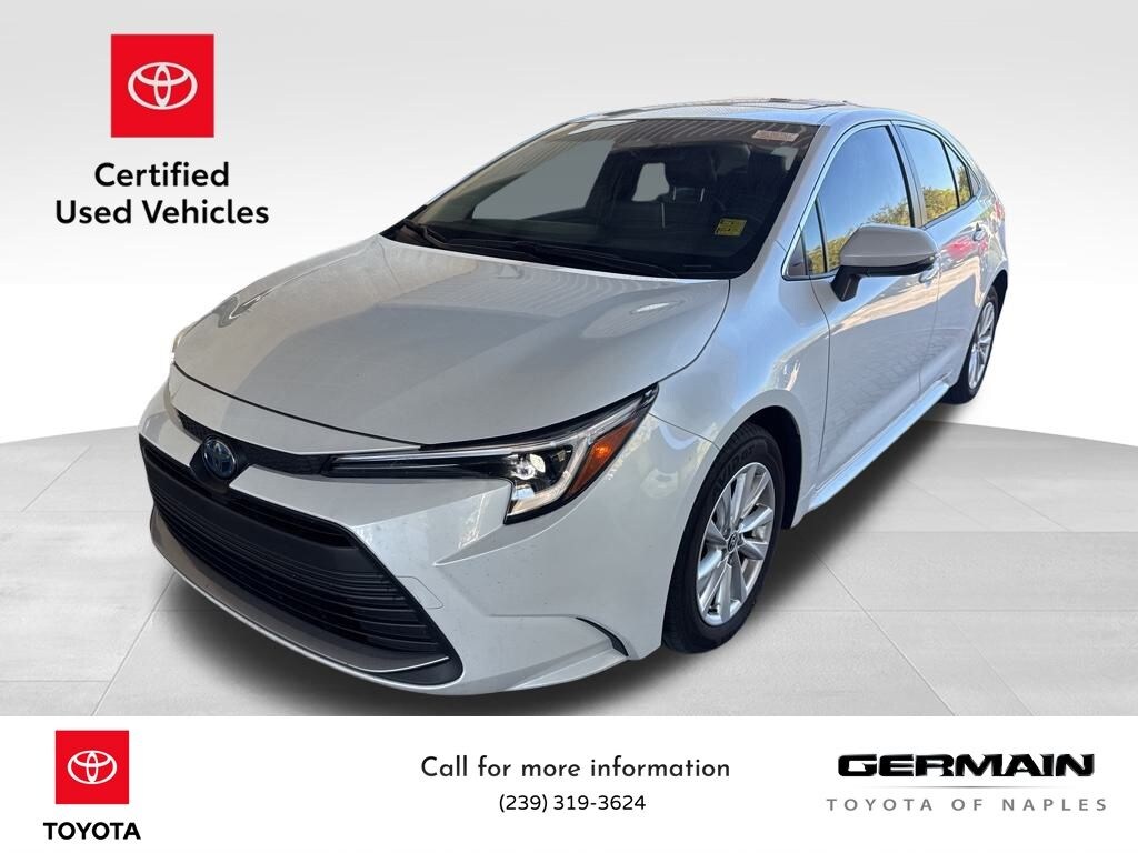 Certified 2025 Toyota Corolla Hybrid XLE Sedan