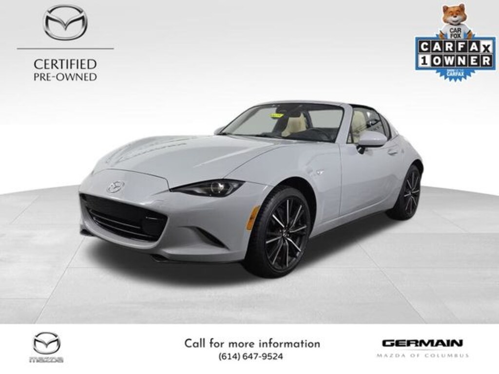 Certified 2024 Mazda MX-5 Miata RF Grand Touring Convertible