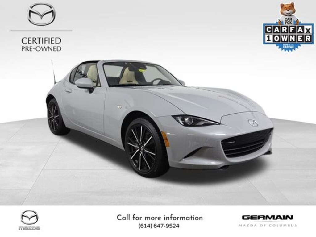 Certified 2024 Mazda MX-5 Miata RF Grand Touring Convertible