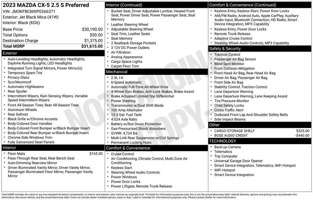 Used 2023 Mazda CX-5 2.5 S Preferred Package SUV