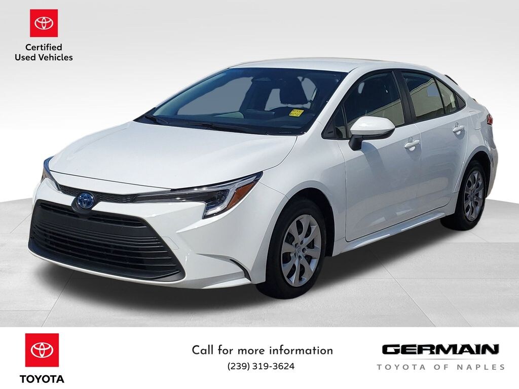 Certified 2024 Toyota Corolla Hybrid LE Sedan