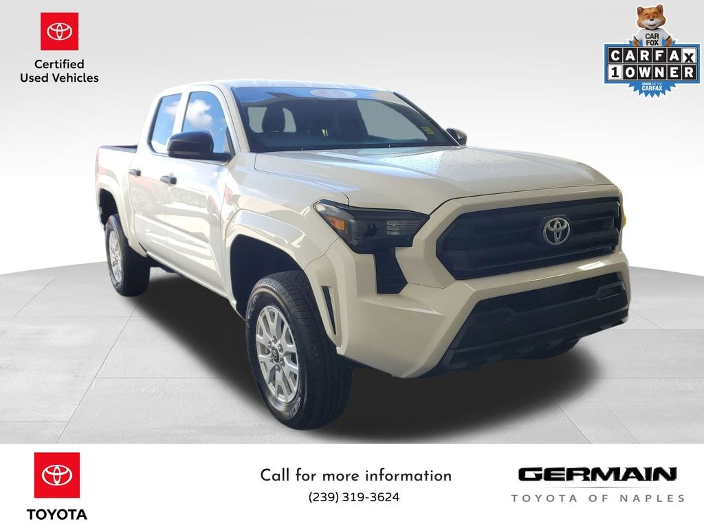 Certified 2024 Toyota Tacoma SR Truck Double Cab