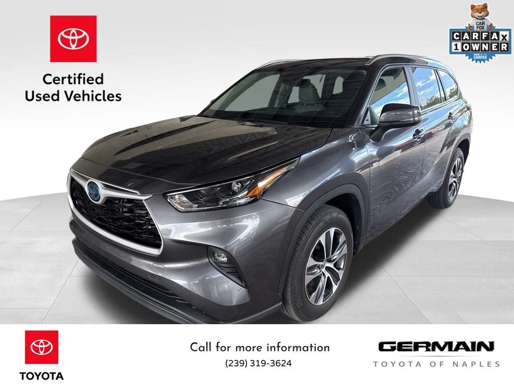 Certified 2024 Toyota Highlander Hybrid XLE SUV