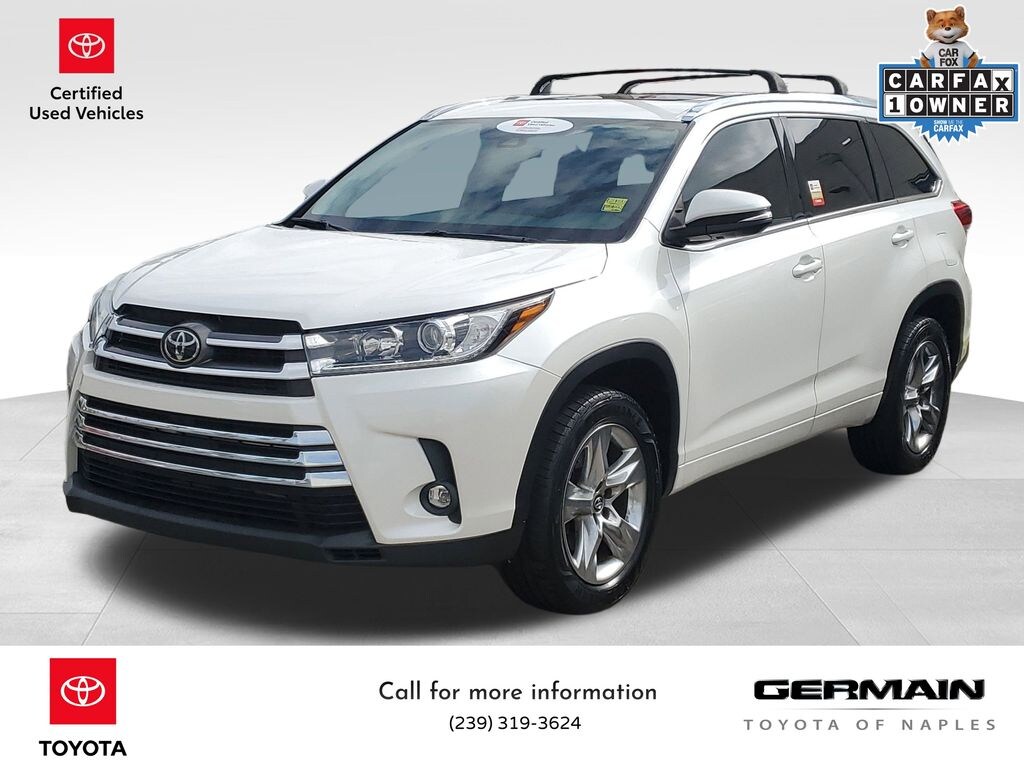 Certified 2019 Toyota Highlander Limited V6 SUV