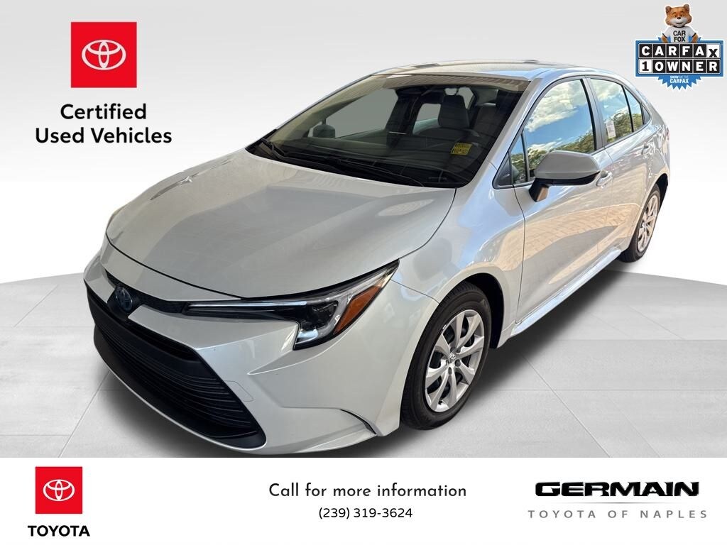 Certified 2025 Toyota Corolla Hybrid LE Sedan