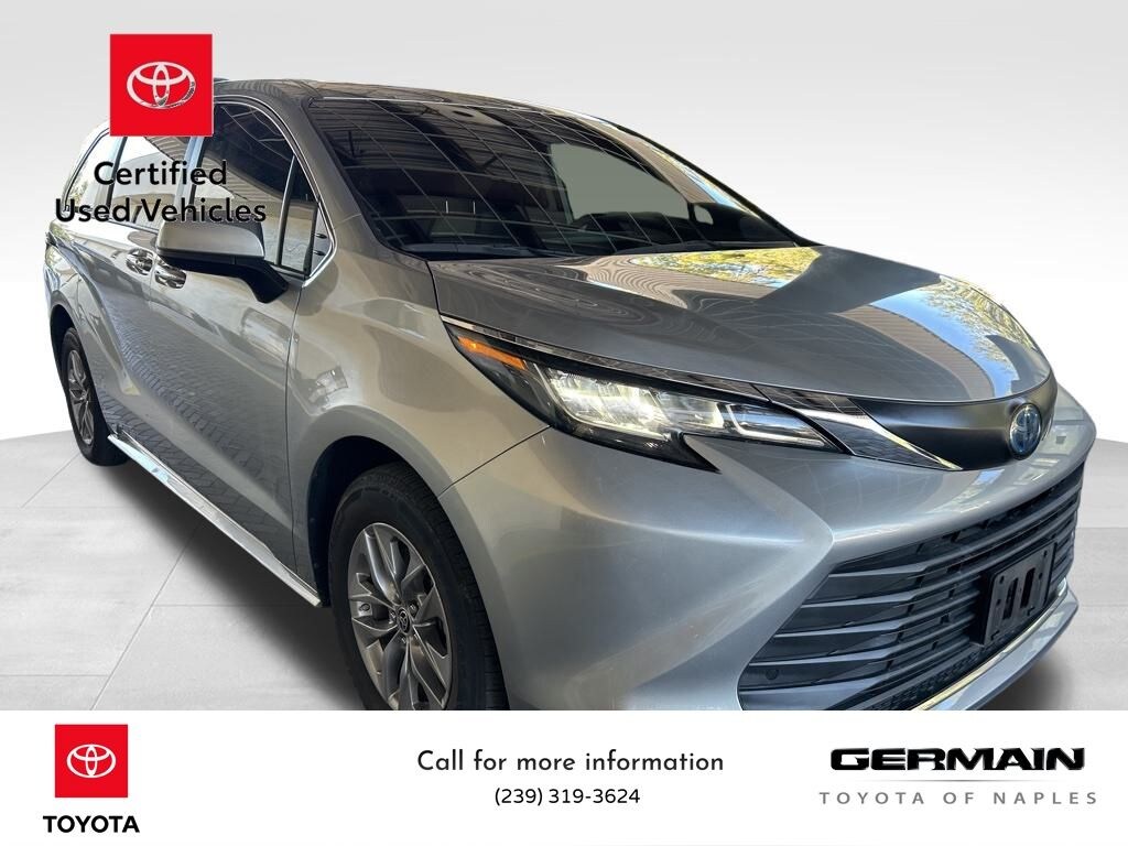Certified 2022 Toyota Sienna XLE Van Passenger Van