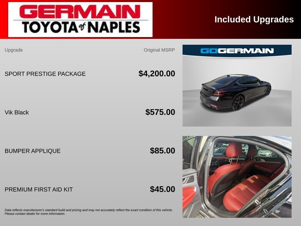 Used 2023 Genesis G70 Sedan