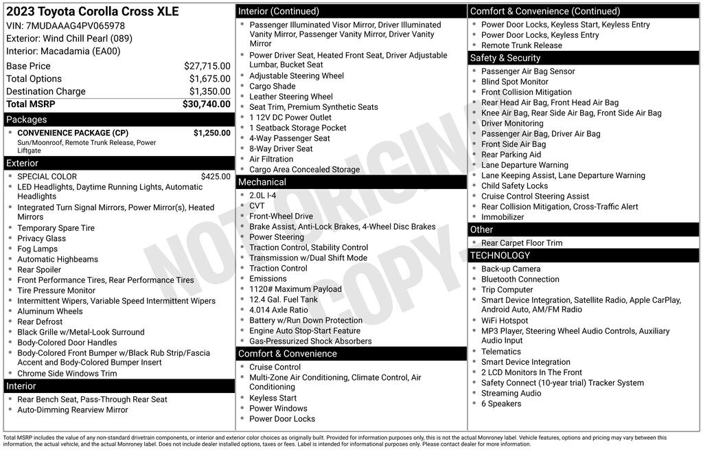 Certified 2023 Toyota Corolla Cross XLE SUV