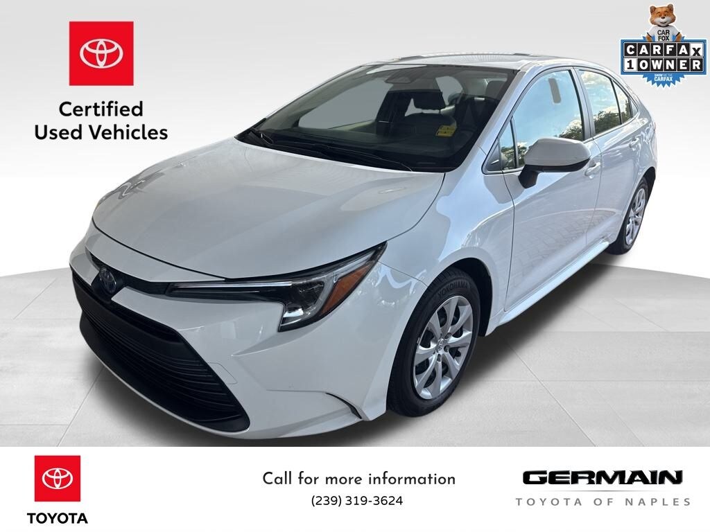 Certified 2025 Toyota Corolla Hybrid LE Sedan